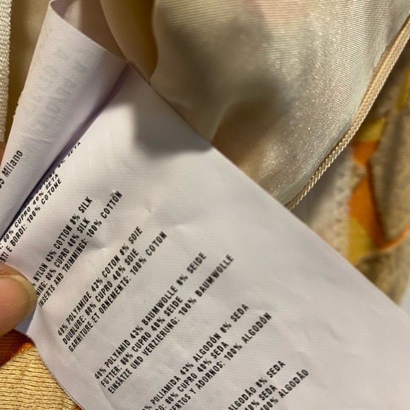 Prada Runway SS2009 Cloqué Astratto Dress Sabbia Arancio IT42 (US6) NWT - Picture 8 of 10